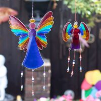 38cm Rainbow Angel Suncatcher - Image 2