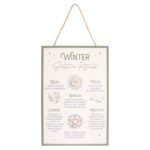 30cm Winter Solstice Rituals MDF Hanging Sign