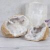 Medium White Quartz Geode - Image 3