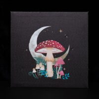 Forest Mushroom Light Up Canvas Plaque - Image 2