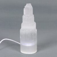 LED Selenite Mountain Lamp - Image 2