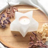 Selenite Star Tealight Holder - Image 4