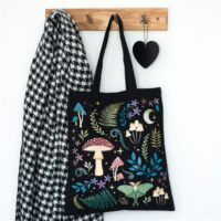 Dark Forest Print Polycotton Tote Bag - Image 4