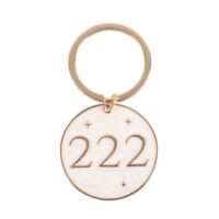 222 Angel Number Keyring - Image 2